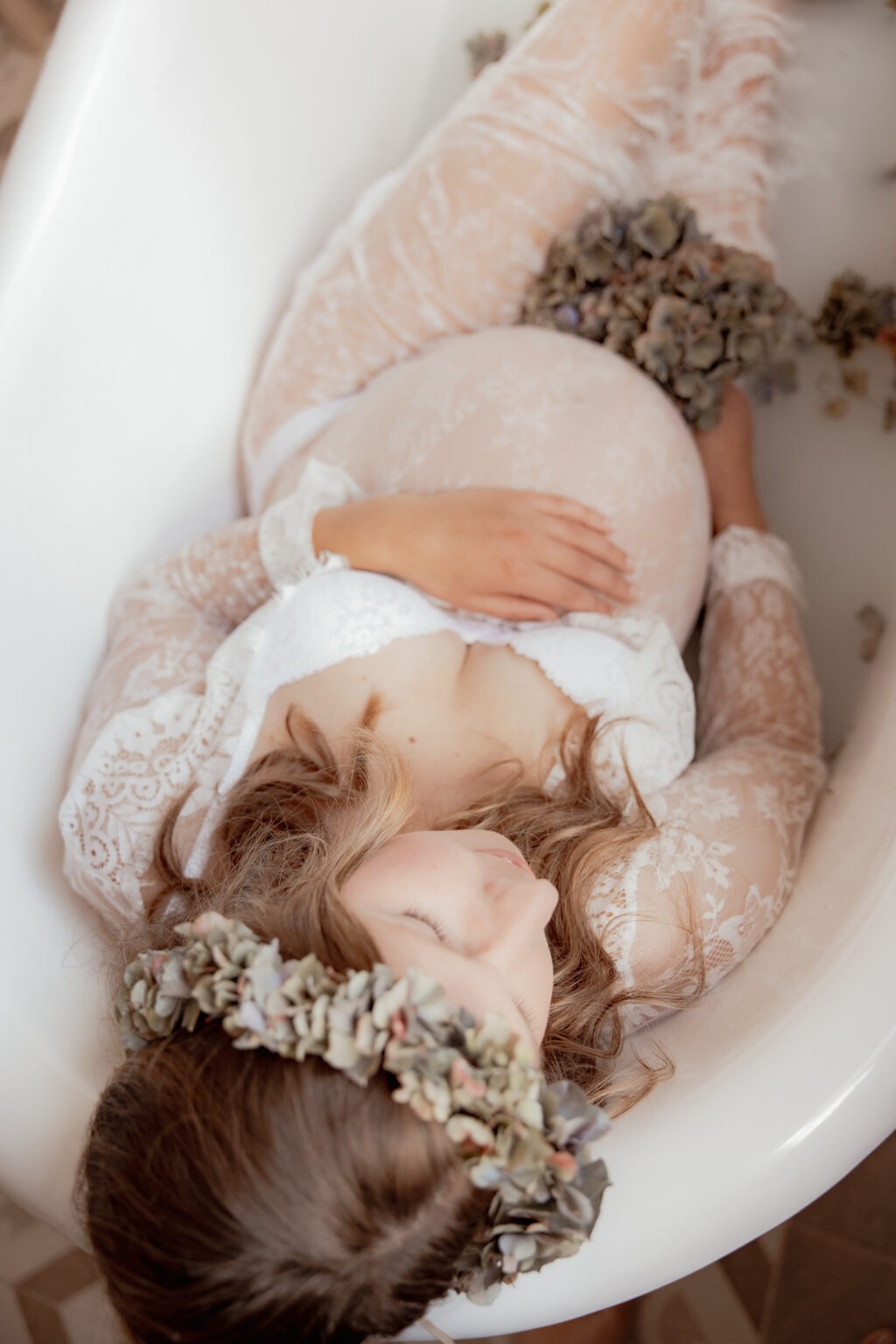 Rita Spiegel Button Bauch & Baby